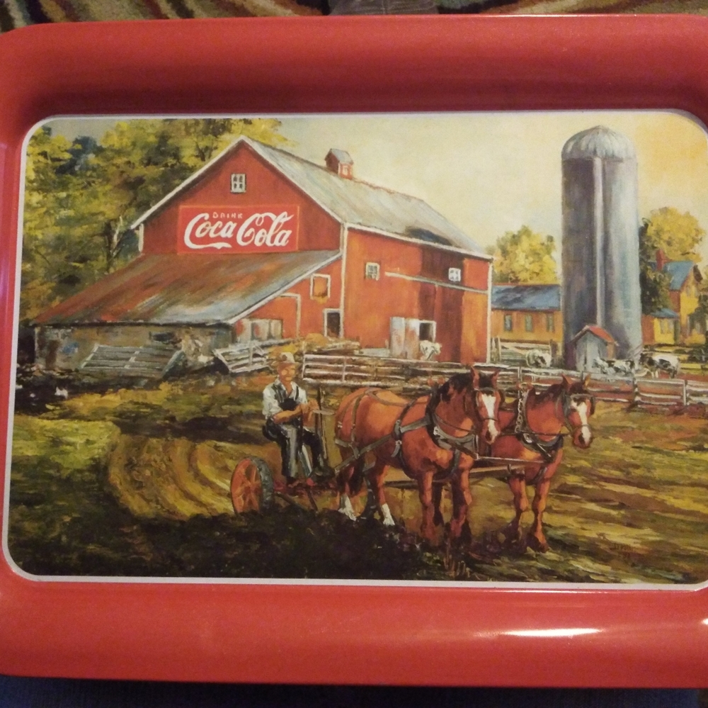 Coca cola tray